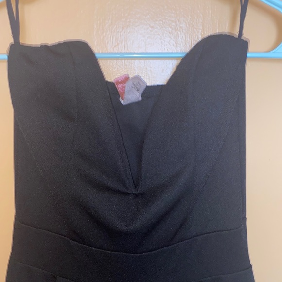 Strapless black jumpsuit - Picture 4 of 8